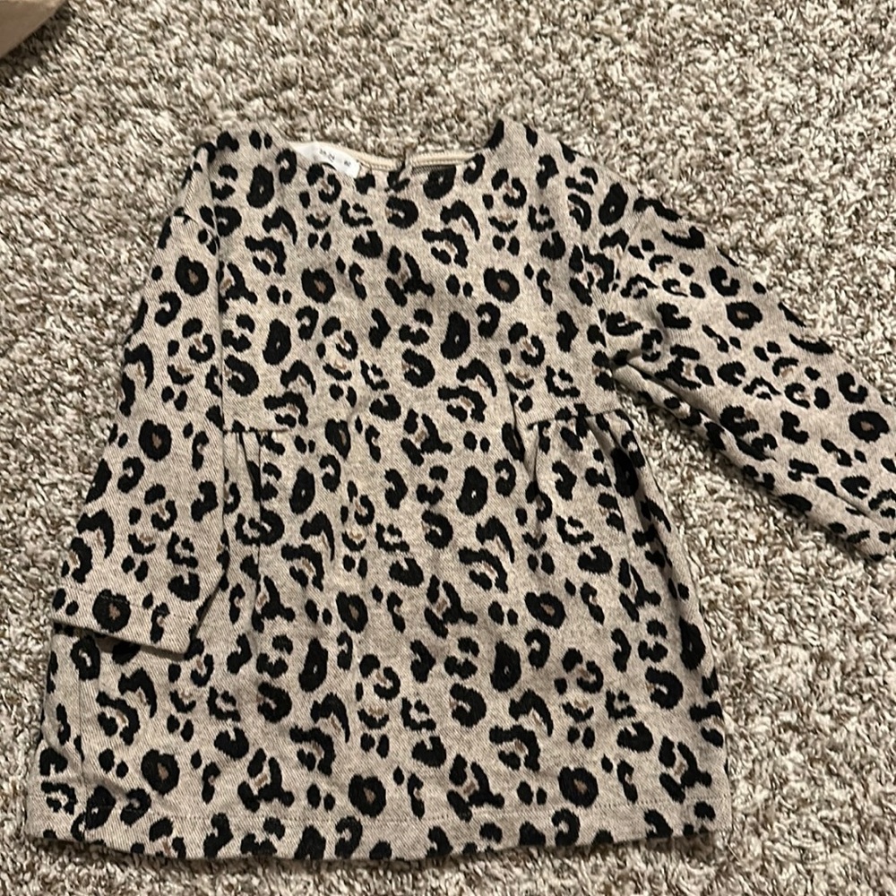 Animal print Baby Zara girl dress